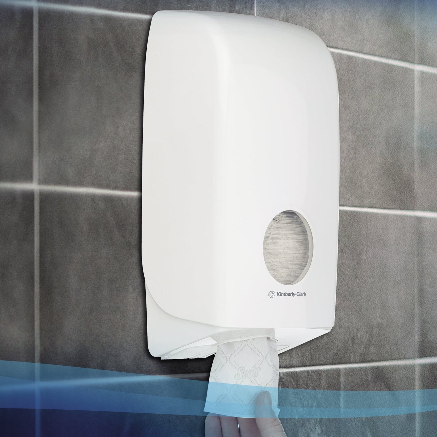 Scott® Toilettenpapier ControlT 2-lagig Interfold-Falz / W-Falz weiß 250 Bl./Rl. 36 Rl./Pack.