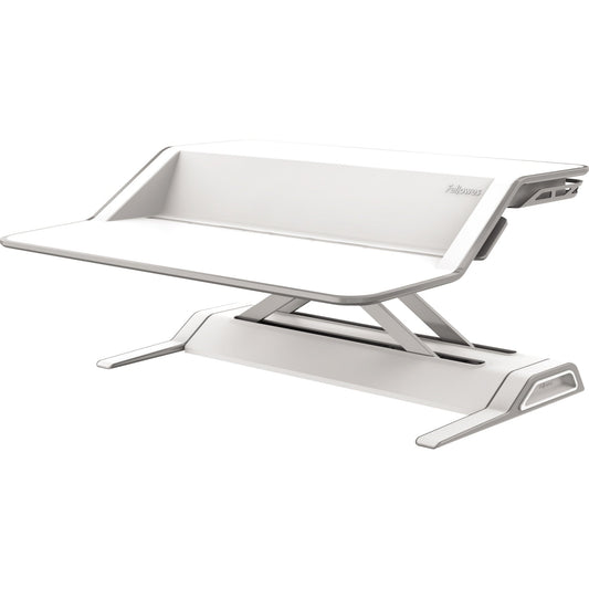 Fellowes® Sitz-Steh-Arbeitsplatz LotusT 15,8kg Stahl/ABS Kunststoff weiß