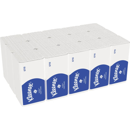 Kleenex® Papierhandtücher UltraT 31,8 x 21,5 cm (B x L) AirflexT weiß 15 x 96 Bl./Pack.