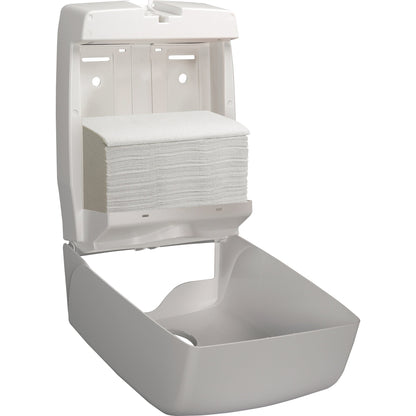 Aquarius Handtuchspender Standard C-Falz, Interfold-Falz / W-Falz 31,7 x 40,7 x 14,7 cm (B x H x T) Kunststoff weiß