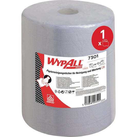 WYPALL* Wischtücher L20 Extra+ 33 cm x 190 m (B x L) AirflexT blau