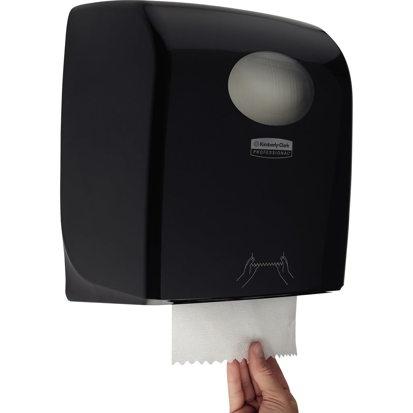 Aquarius Handtuchspender Scott® Papierhandtücher Control&amp;trade; 6620, Scott® Papierhandtücher Essential&amp;trade; 6691, Kleenex® Papierhandtücher Ultra&amp;trade; 6780 29,7 x 37,4 x 24,8 cm (B x H x T) Kunststoff schwarz