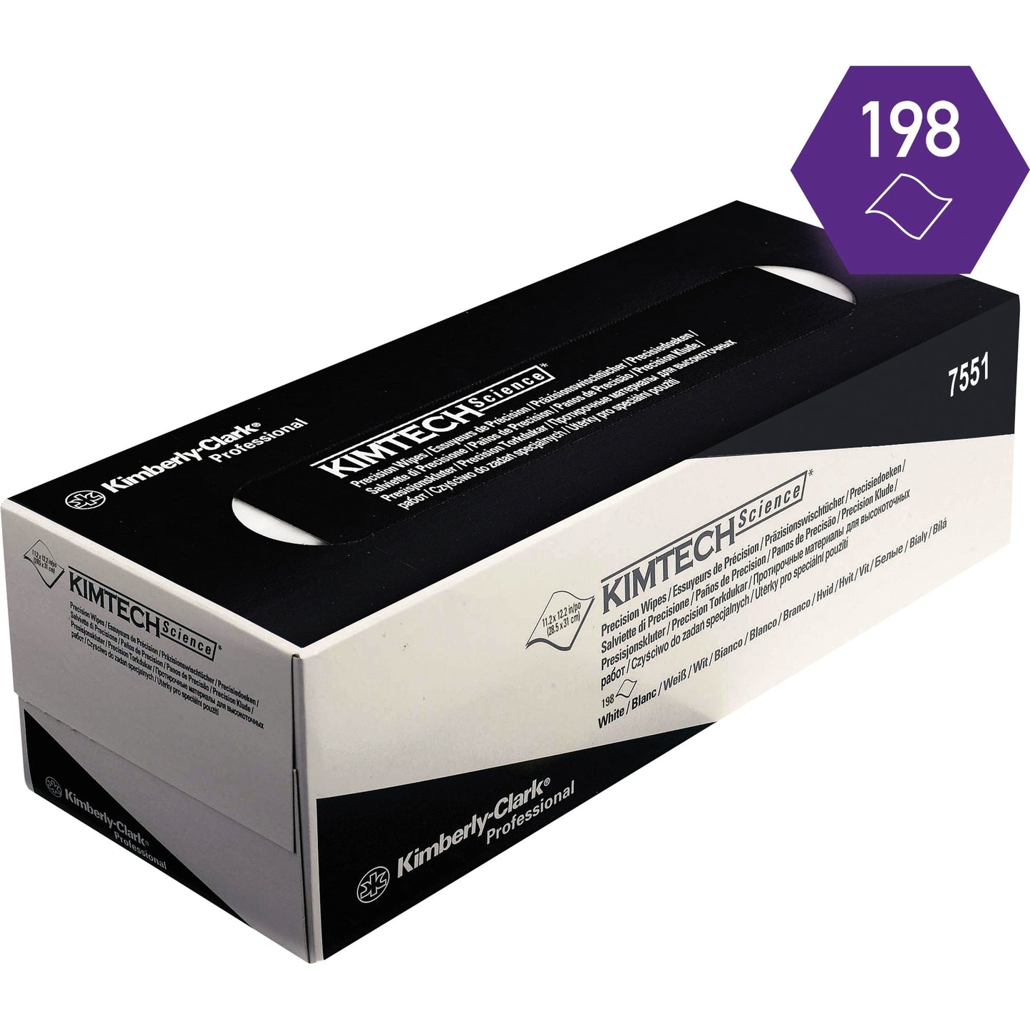 KIMTECH SCIENCE Wischtuch 7551 1lagig 30x30cm weiß 196 St./Pack.