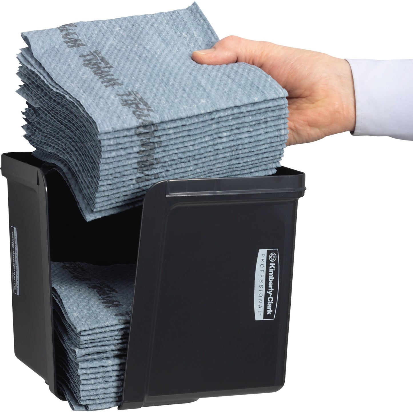 KIMBERLY-CLARK PROFESSIONAL Wischtuchspender 19,6 x 22,3 x 22,3 cm (B x H x T) Kunststoff grau