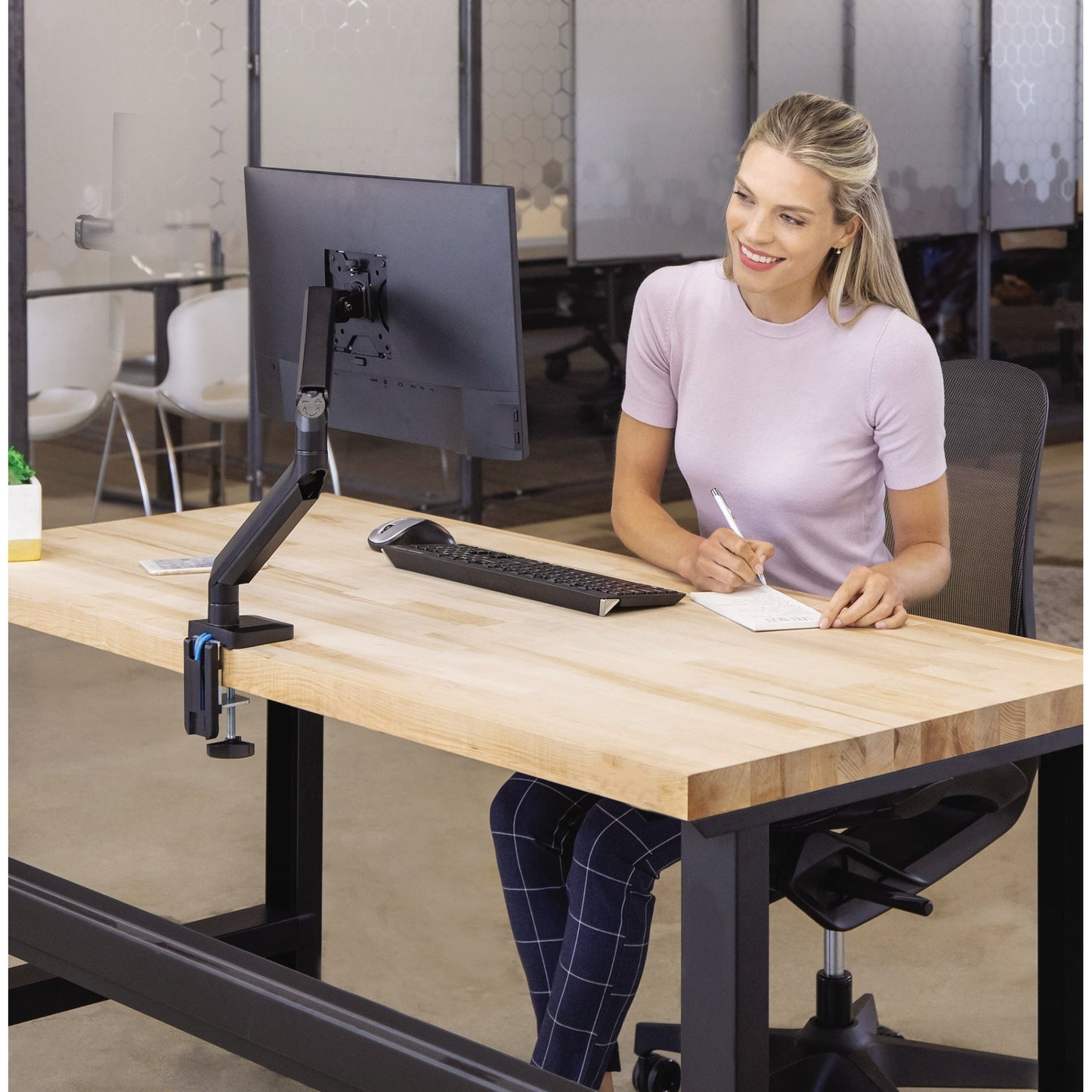 Fellowes® Monitorschwenkarm Platinum Series 11,43 x 43,82 x 47,15 cm (B x H x T) 1,5-8kg Aluminium/ABS Kunststoff schwarz