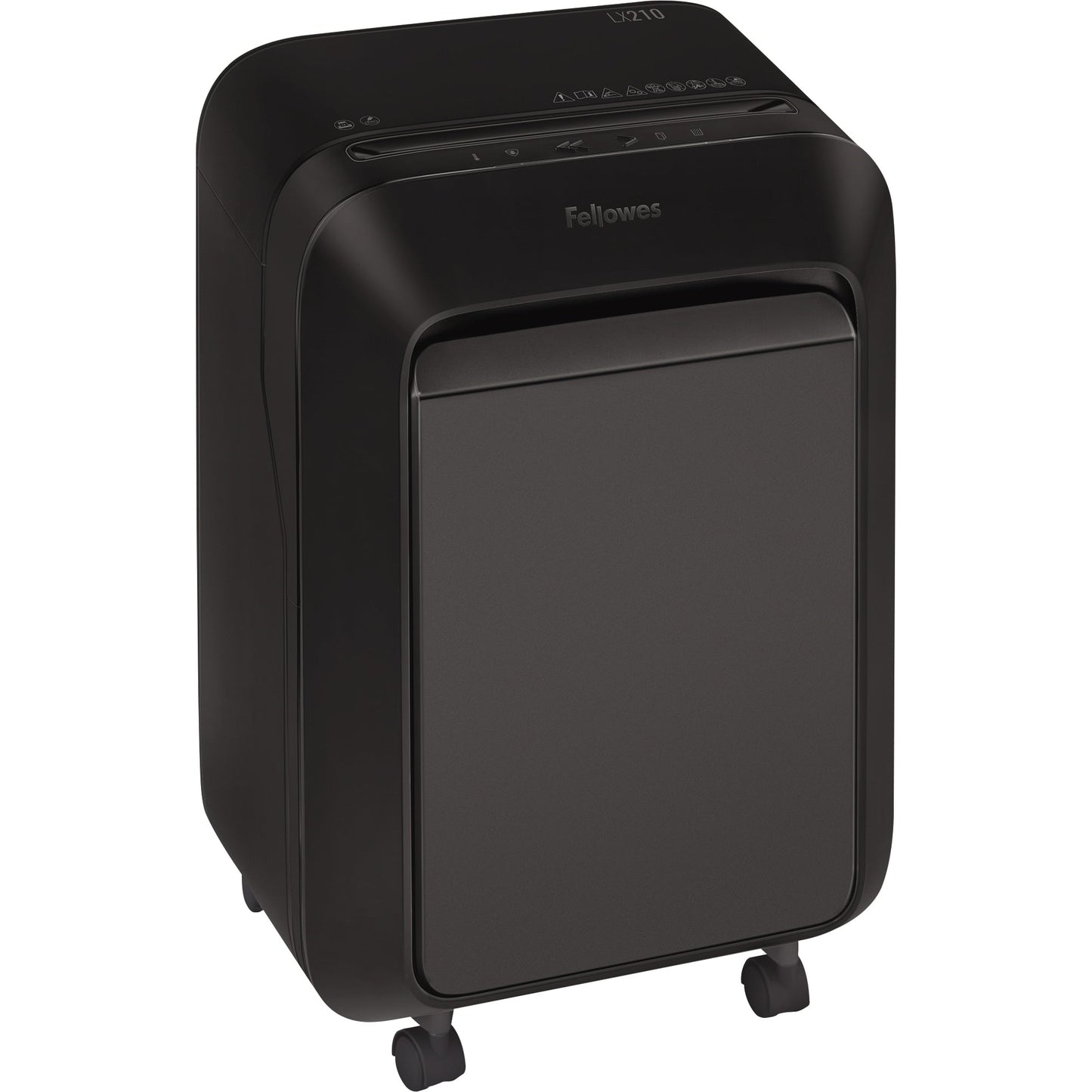Fellowes® Aktenvernichter Powershred® LX 210 P-4 Papier, Heftklammern, Büroklammern, Kreditkarten Partikelschnitt 16 Bl. schwarz