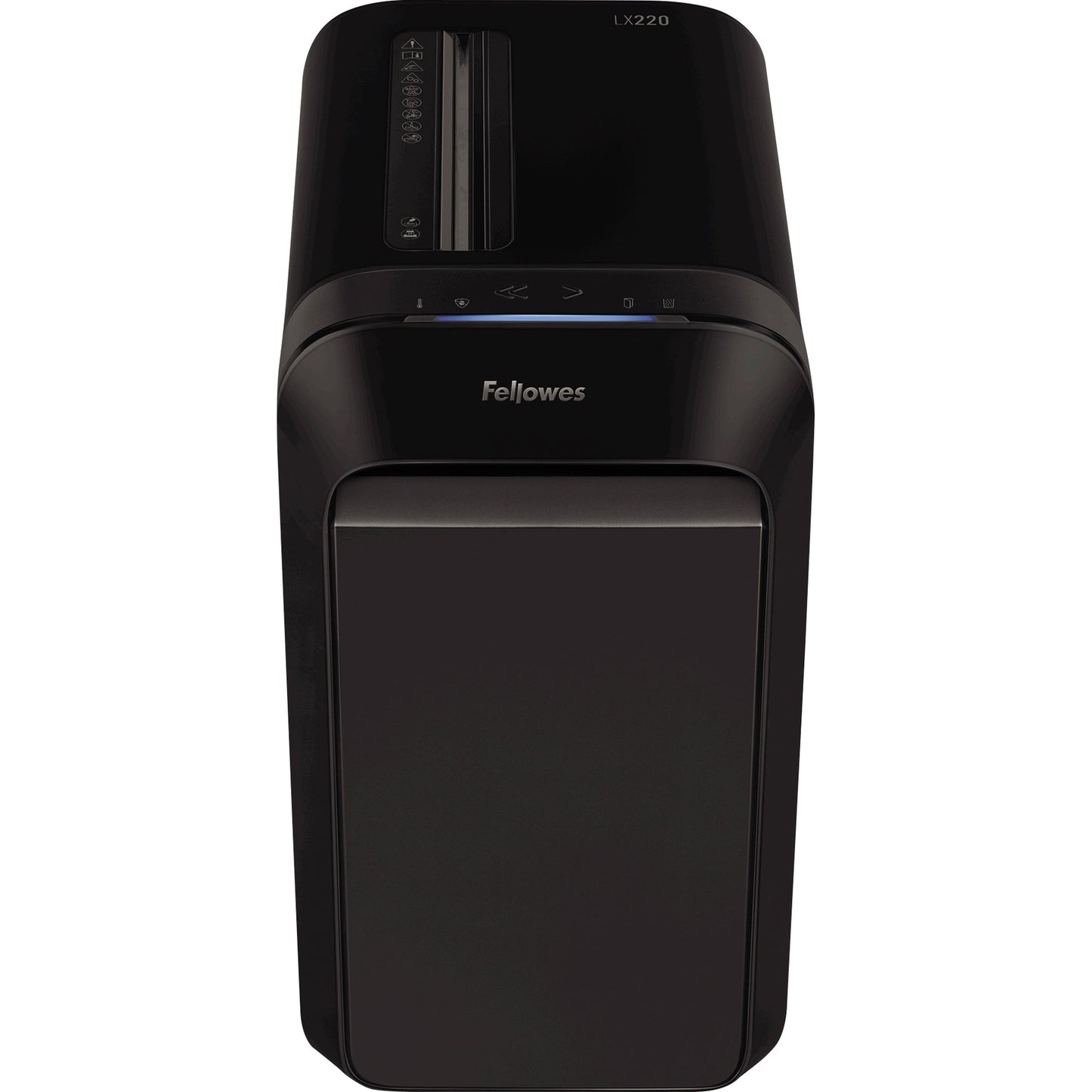 Fellowes® Aktenvernichter Powershred® LX 220 P-4 Papier, Heftklammern, Büroklammern, Kreditkarten Partikelschnitt 20 Bl. schwarz