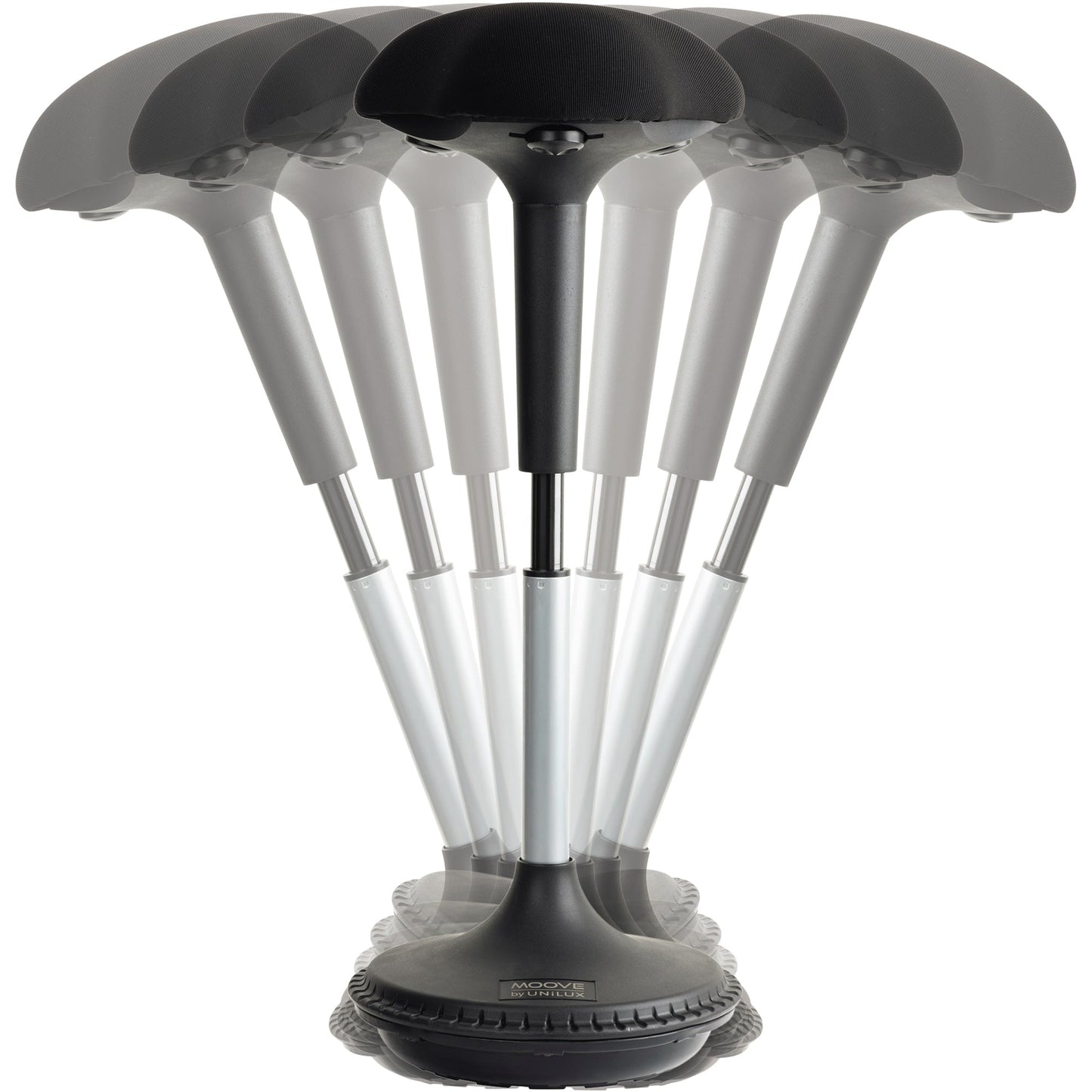 UNILUX Sitzhocker Moove schwarz