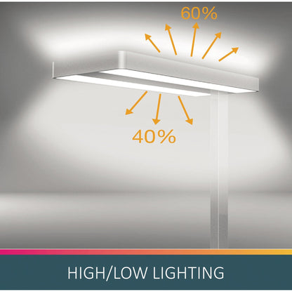 UNILUX Stehleuchte LIXUS D 60 kWh/1.000h LED metallgrau