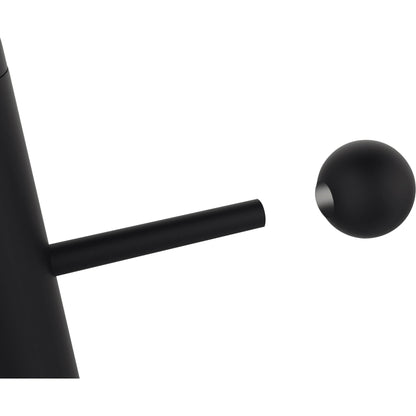 UNILUX Garderobenständer Access 34 x 175 cm (Ø x H) Stahl, epoxidharzbeschichtet schwarz