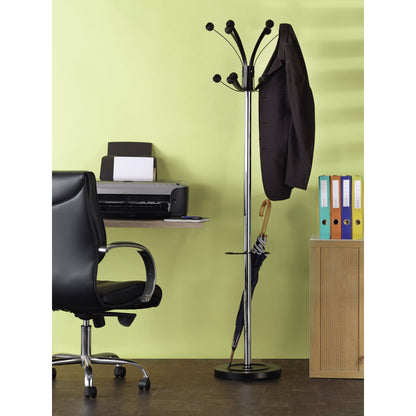 UNILUX Garderobenständer Hakea 34 x 176 cm (Ø x H) chrom/schwarz
