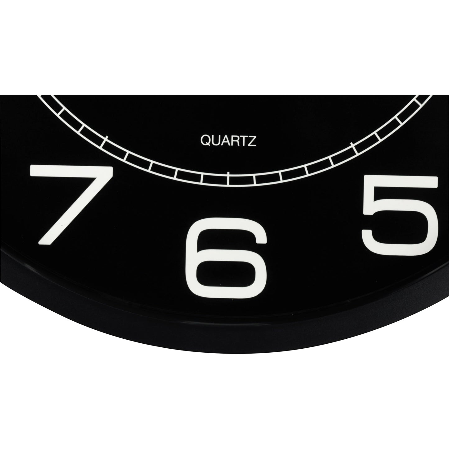 UNILUX Wanduhr Mega 57,5cm Kunststoff schwarz