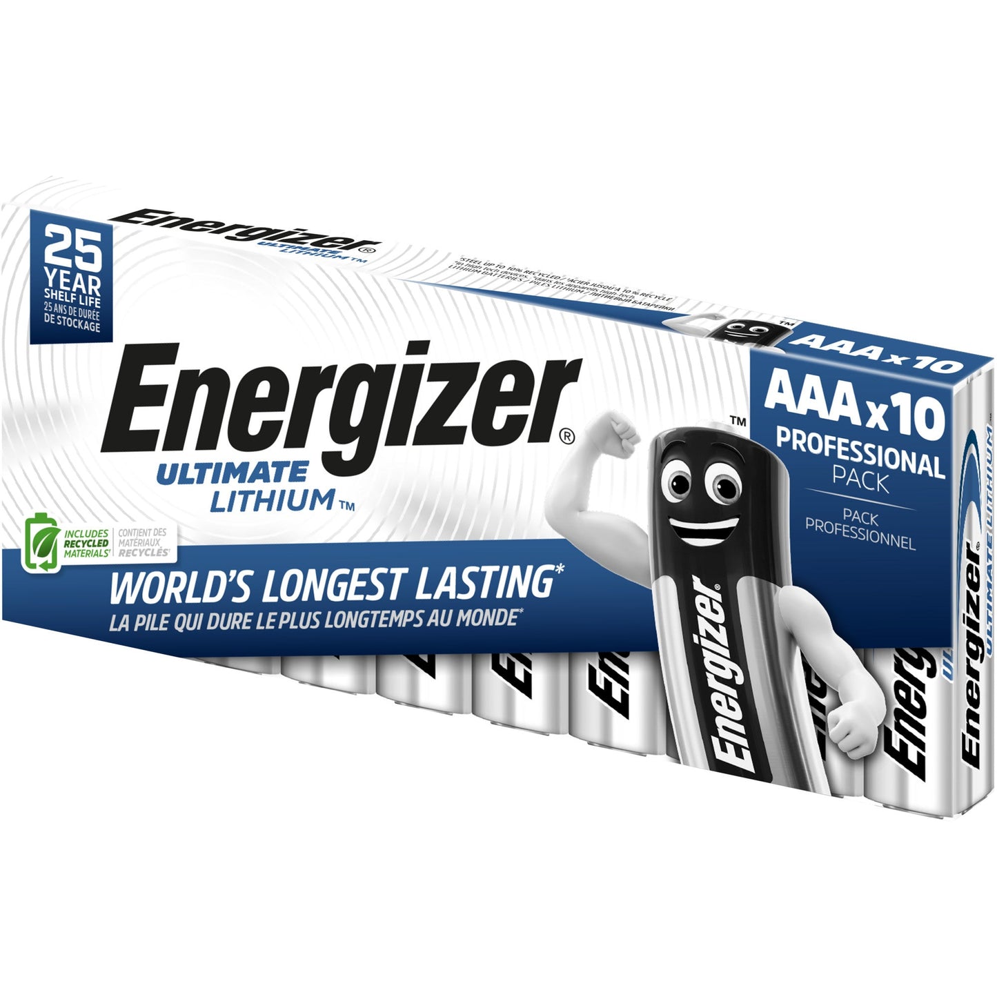 Energizer® Batterie Ultimate Lithium AAA/Micro L92 Lithium 1,5V 1.250 mAh 10 St./Pack.
