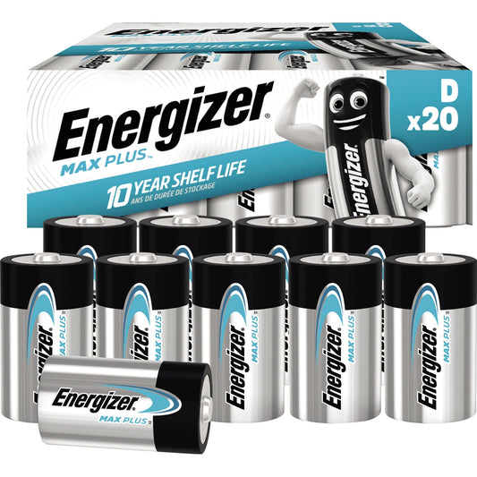 Energizer® Batterie Max PlusT D/Mono LR20 Alkaline 1,5V 20 St./Pack.