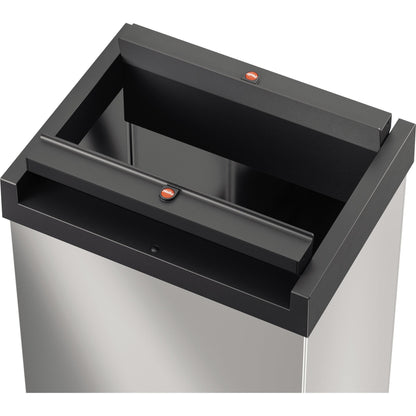 Hailo Abfalleimer Big-Box Swing L 35l Edelstahl edelstahl 1 Sortierfach