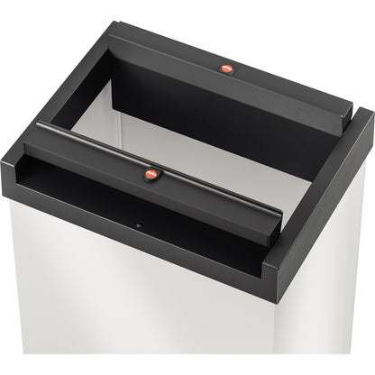 Hailo Abfalleimer Big-Box Swing L 35l Stahlblech weiß 1 Sortierfach
