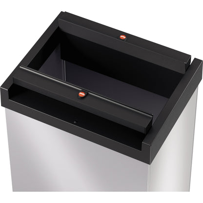 Hailo Abfalleimer Big-Box Swing L 35l Stahlblech silber 1 Sortierfach