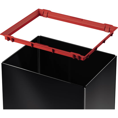 Hailo Abfalleimer Big-Box Swing L 35l Stahlblech schwarz 1 Sortierfach
