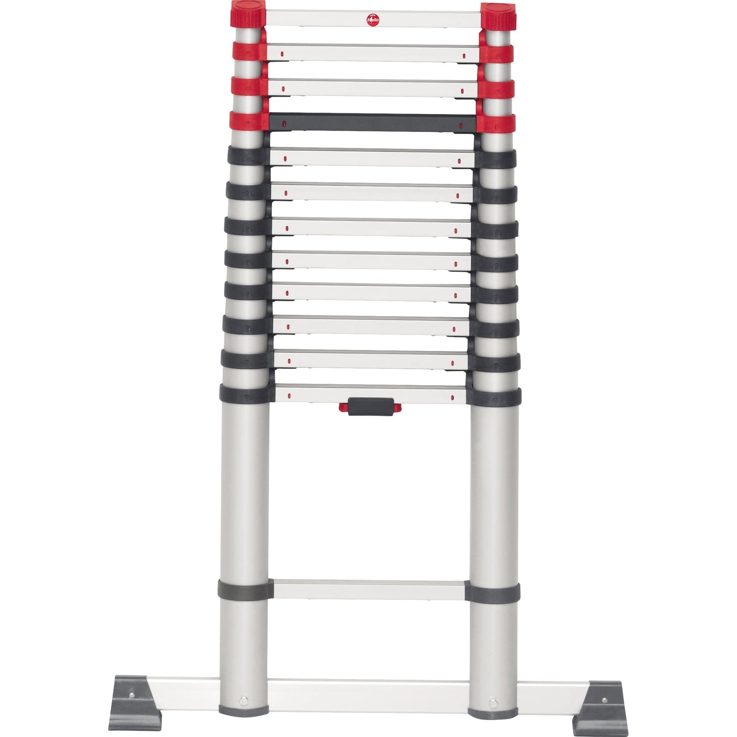 Hailo Teleskopleiter T80 FlexLine 87 cm x 3,8 m (B x H) 150kg Aluminium, eloxiert