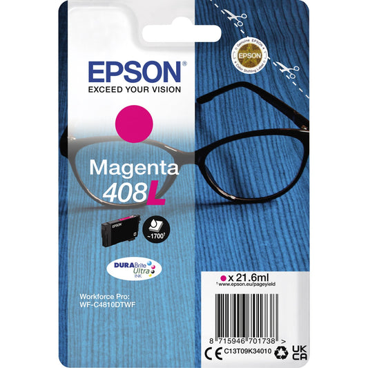 Epson Tintenpatrone Originalzubehör 408L ca. 1.700 Seiten magenta 21,6ml