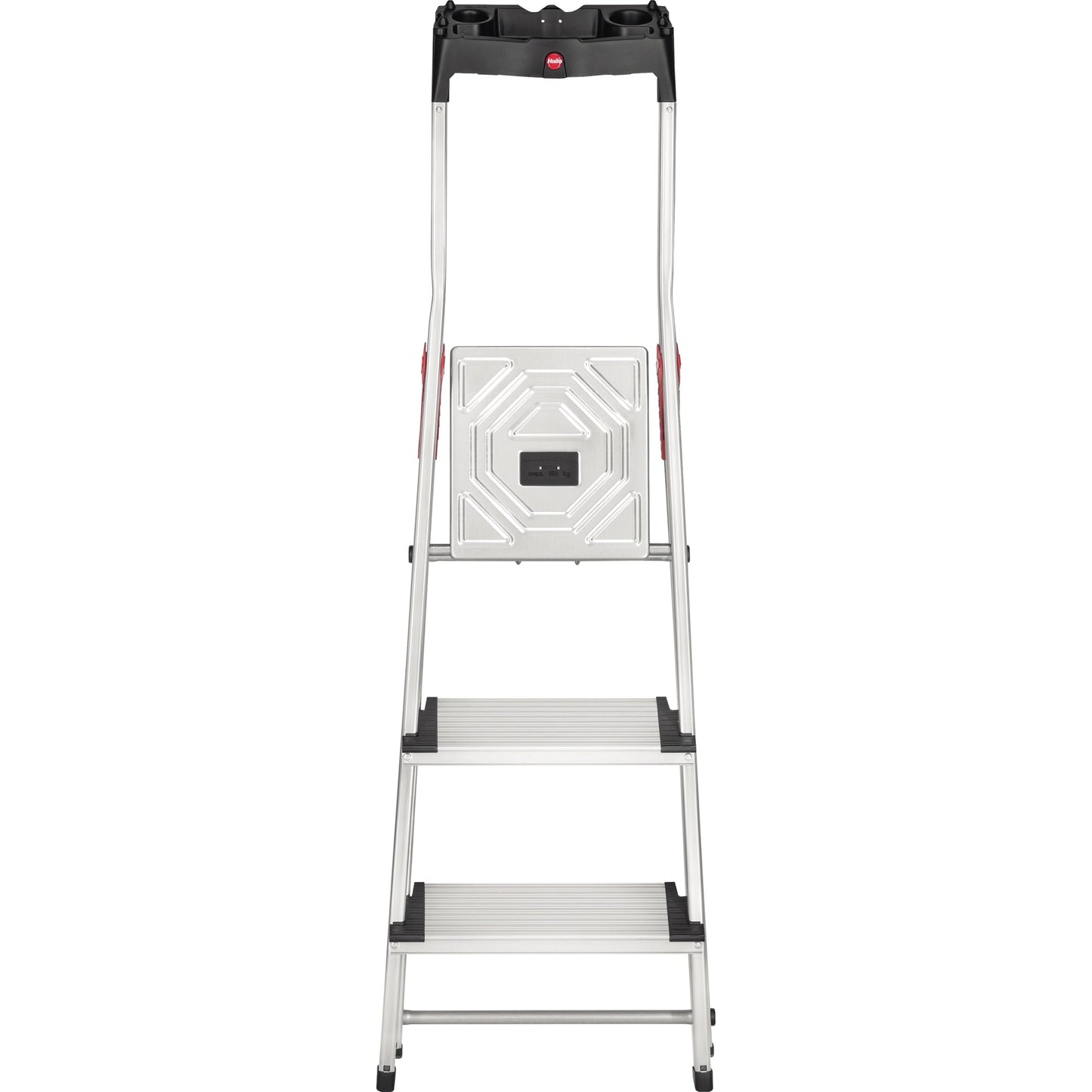 Hailo Stehleiter L80 Comfortline 2,63m Aluminium silber