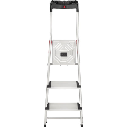 Hailo Stehleiter L80 Comfortline 2,63m Aluminium silber