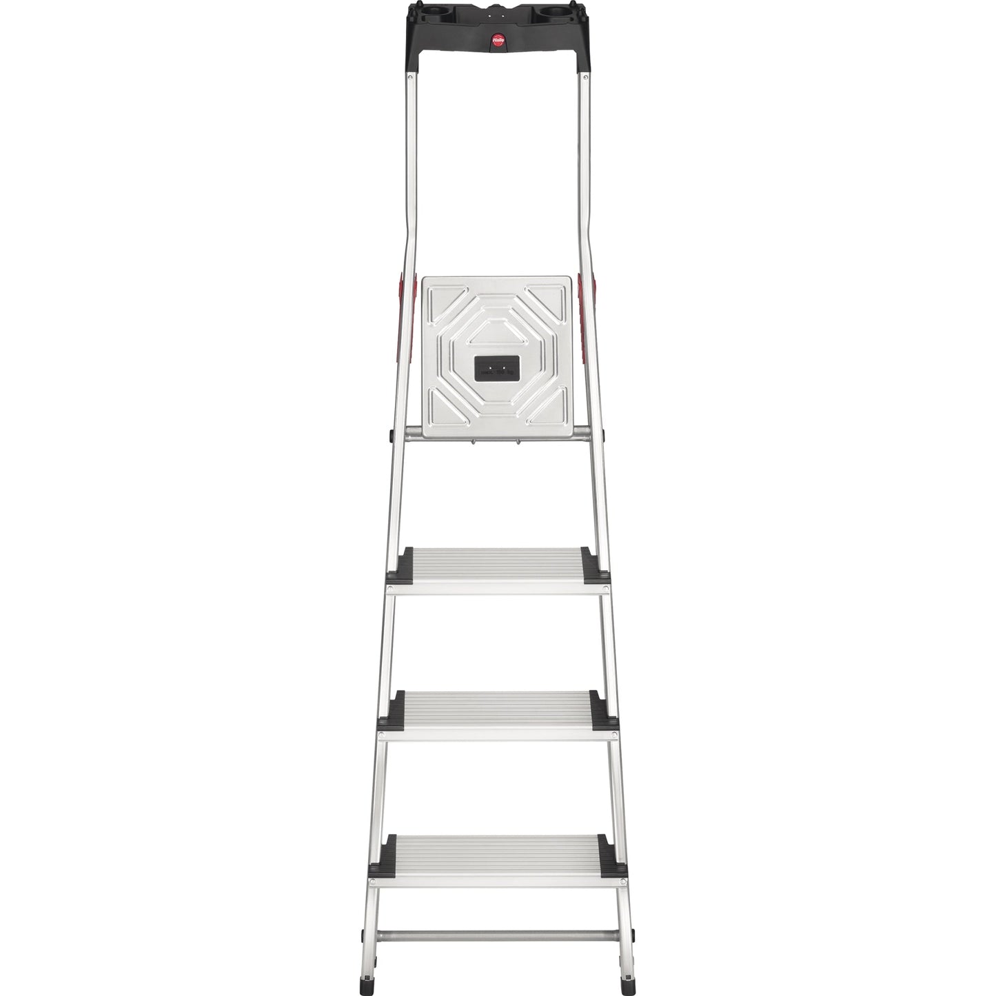 Hailo Stehleiter L80 Comfortline 2,85m Aluminium silber