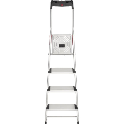 Hailo Stehleiter L80 Comfortline 2,85m Aluminium silber