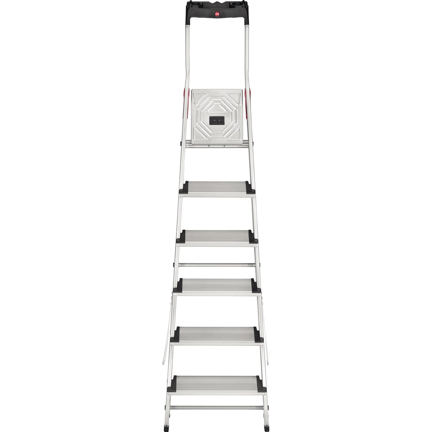 Hailo Stehleiter L80 Comfortline 3,28m Aluminium silber