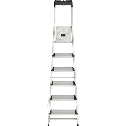 Hailo Stehleiter L80 Comfortline 3,28m Aluminium silber