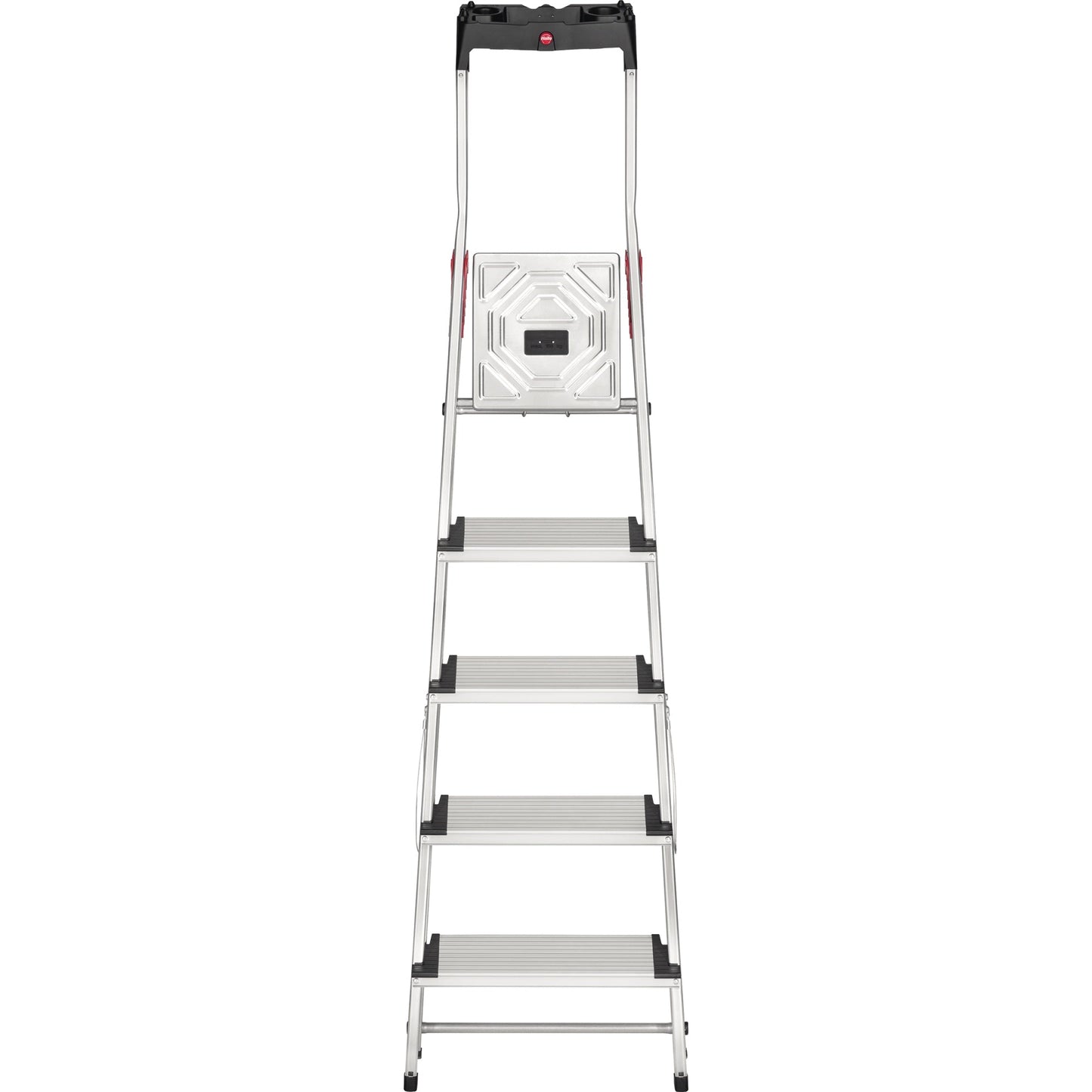 Hailo Stehleiter L80 Comfortline 3,07m Aluminium silber
