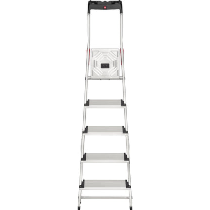 Hailo Stehleiter L80 Comfortline 3,07m Aluminium silber