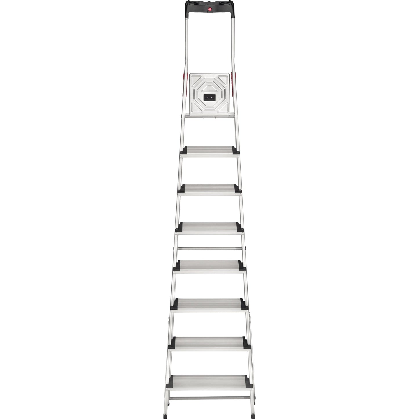 Hailo Stehleiter L80 Comfortline 3,72m Aluminium silber