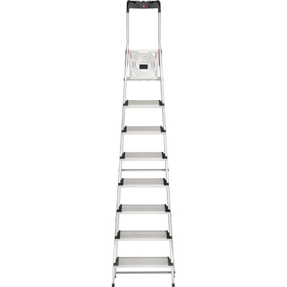 Hailo Stehleiter L80 Comfortline 3,72m Aluminium silber