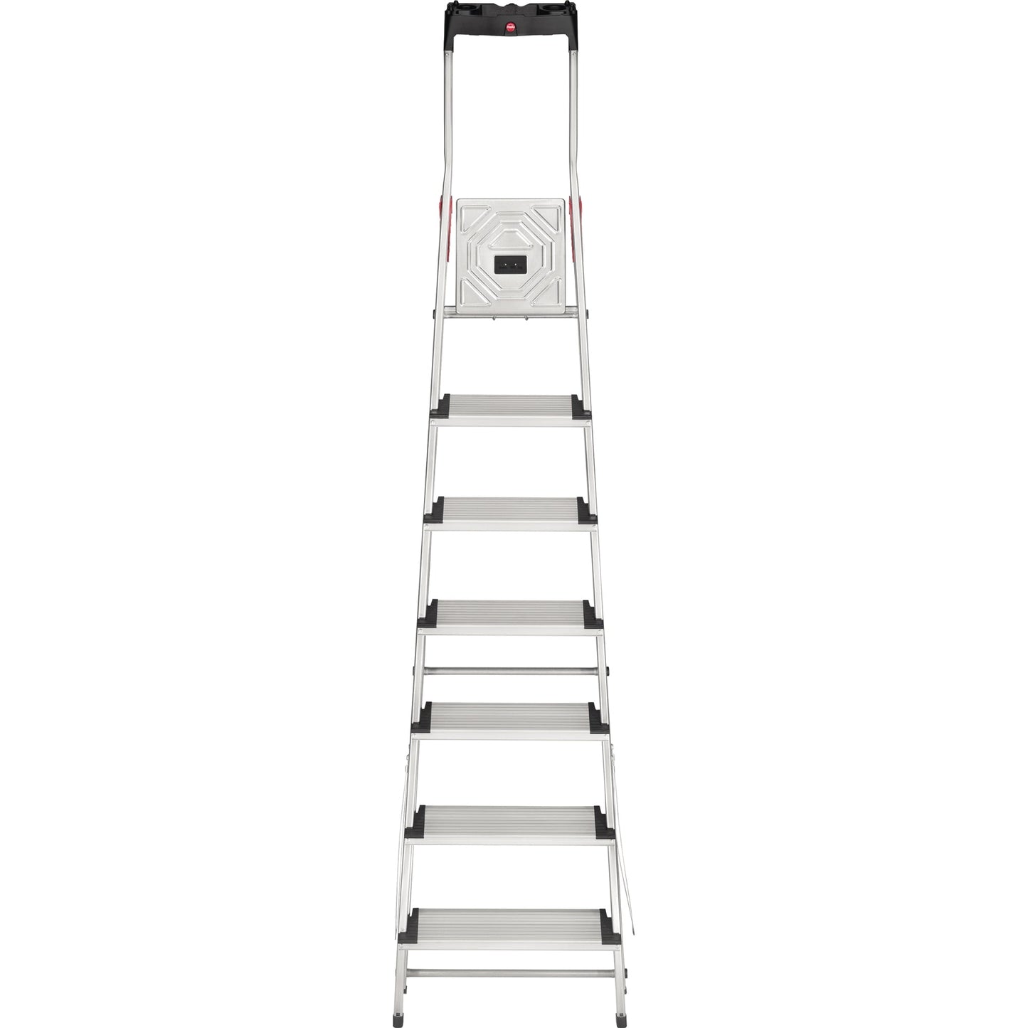 Hailo Stehleiter L80 Comfortline 3,5m Aluminium silber
