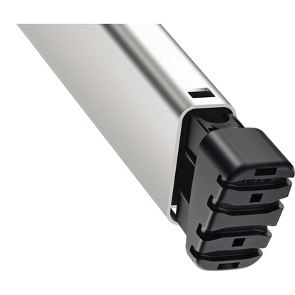 Hailo Stehleiter L80 Comfortline 2,85m Aluminium silber