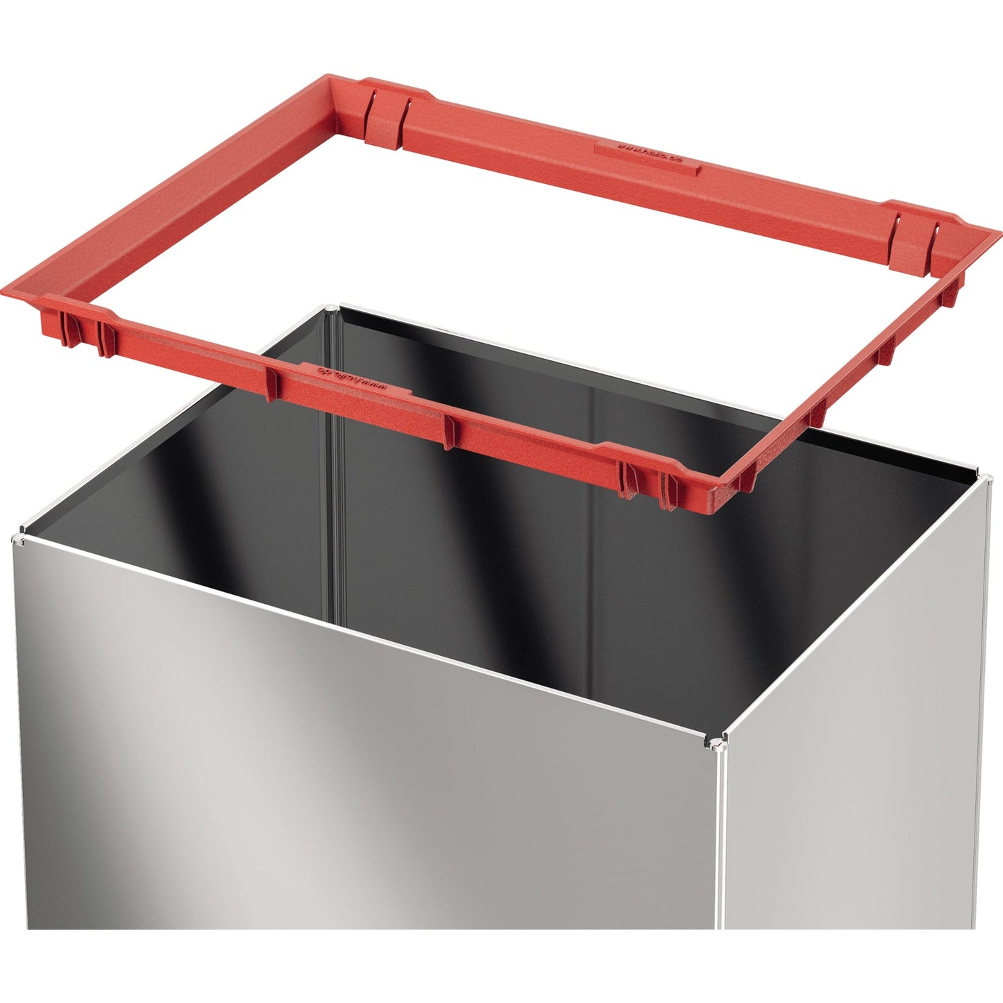 Hailo Abfalleimer Big-Box Swing XL 52l Edelstahl edelstahl 1 Sortierfach