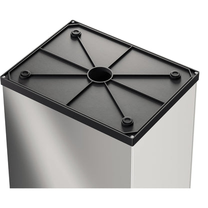 Hailo Abfalleimer Big-Box Swing XL 52l Edelstahl edelstahl 1 Sortierfach