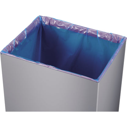 Hailo Abfalleimer Big-Box Swing XL 52l Stahlblech silber 1 Sortierfach