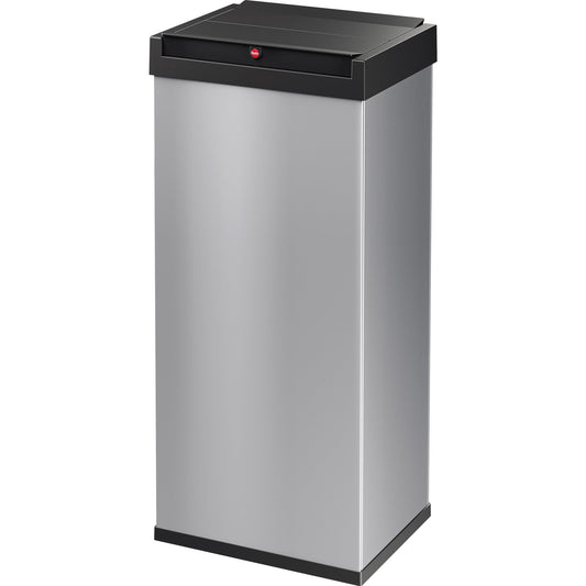 Hailo Abfalleimer Big-Box Swing XL 52l Stahlblech silber 1 Sortierfach