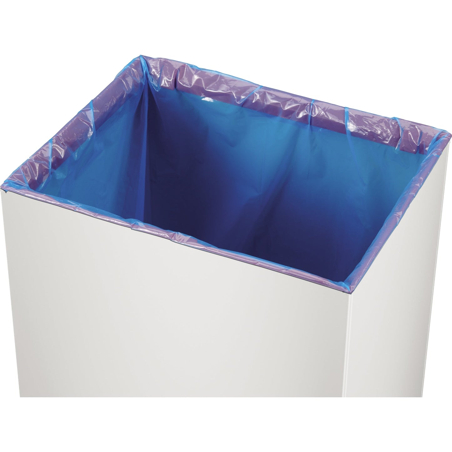 Hailo Abfalleimer Big-Box Swing XL 52l Stahlblech weiß 1 Sortierfach
