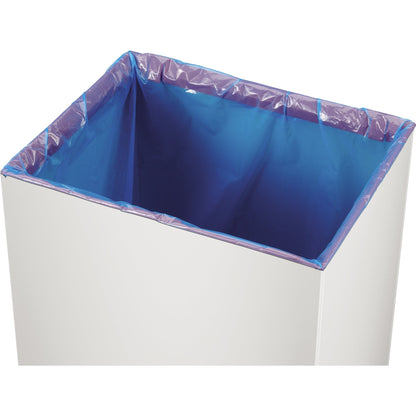 Hailo Abfalleimer Big-Box Swing XL 52l Stahlblech weiß 1 Sortierfach