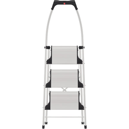Hailo Trittleiter K100 Topline 54 x 144 x 73 cm (B x H x T) 150kg Aluminium alu 3 Stufen