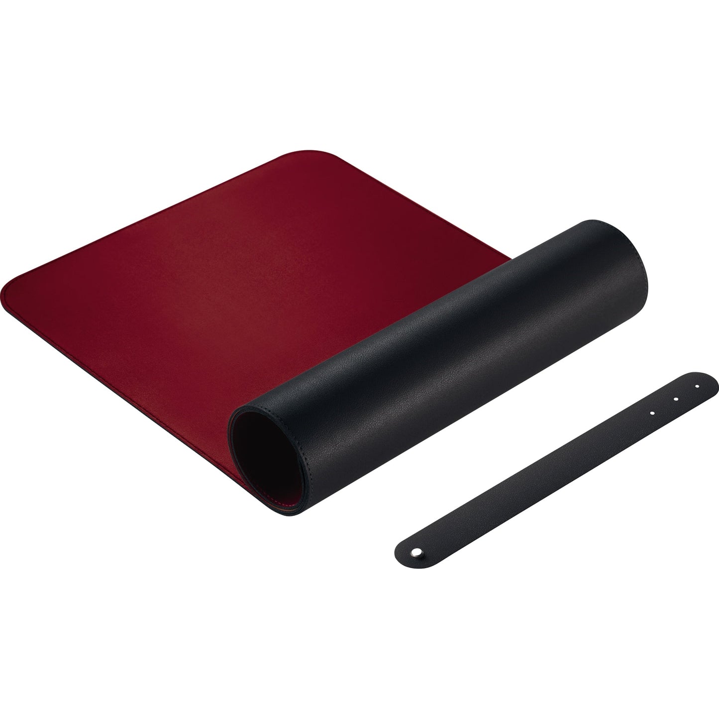 SIGEL Schreibunterlage 80 x 30 cm (B x H) ohne Kalender Lederimitat schwarz/rot