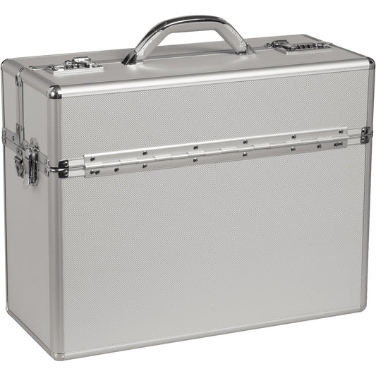 ALUMAXX® Pilotenkoffer ALPHA 47 x 37,5 x 20 cm (B x H x T) Zahlenkombinationsschloss Aluminium silber
