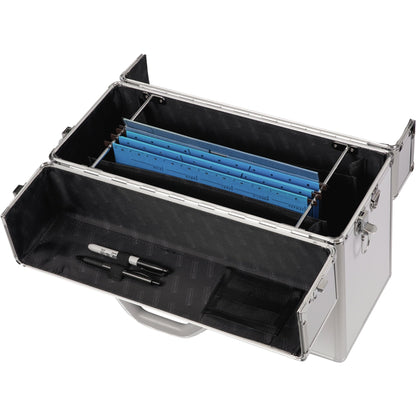ALUMAXX® Pilotenkoffer ALPHA 47 x 37,5 x 20 cm (B x H x T) Zahlenkombinationsschloss Aluminium silber