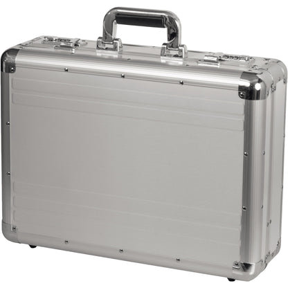 ALUMAXX® Aktenkoffer TAURUS 44 x 32 x 11 cm (B x H x T) 46 x 35 x 16 cm (B x H x T) Zahlenkombinationsschloss abnehmbarer Tasche, zwei Fächern für Visitenkarten, Reißverschlussfach, zwei Einsteckfächern für A4 Dokumente, mit verstärkten Kanten Aluminium