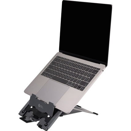 BakkerElkhuizen Notebookständer UltraStand Universal höhenverstellbar Aluminium dunkelgrau