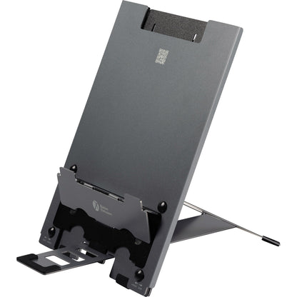 BakkerElkhuizen Notebookständer Ergo-Q Hybrid Pro höhenverstellbar Aluminium dunkelgrau matt