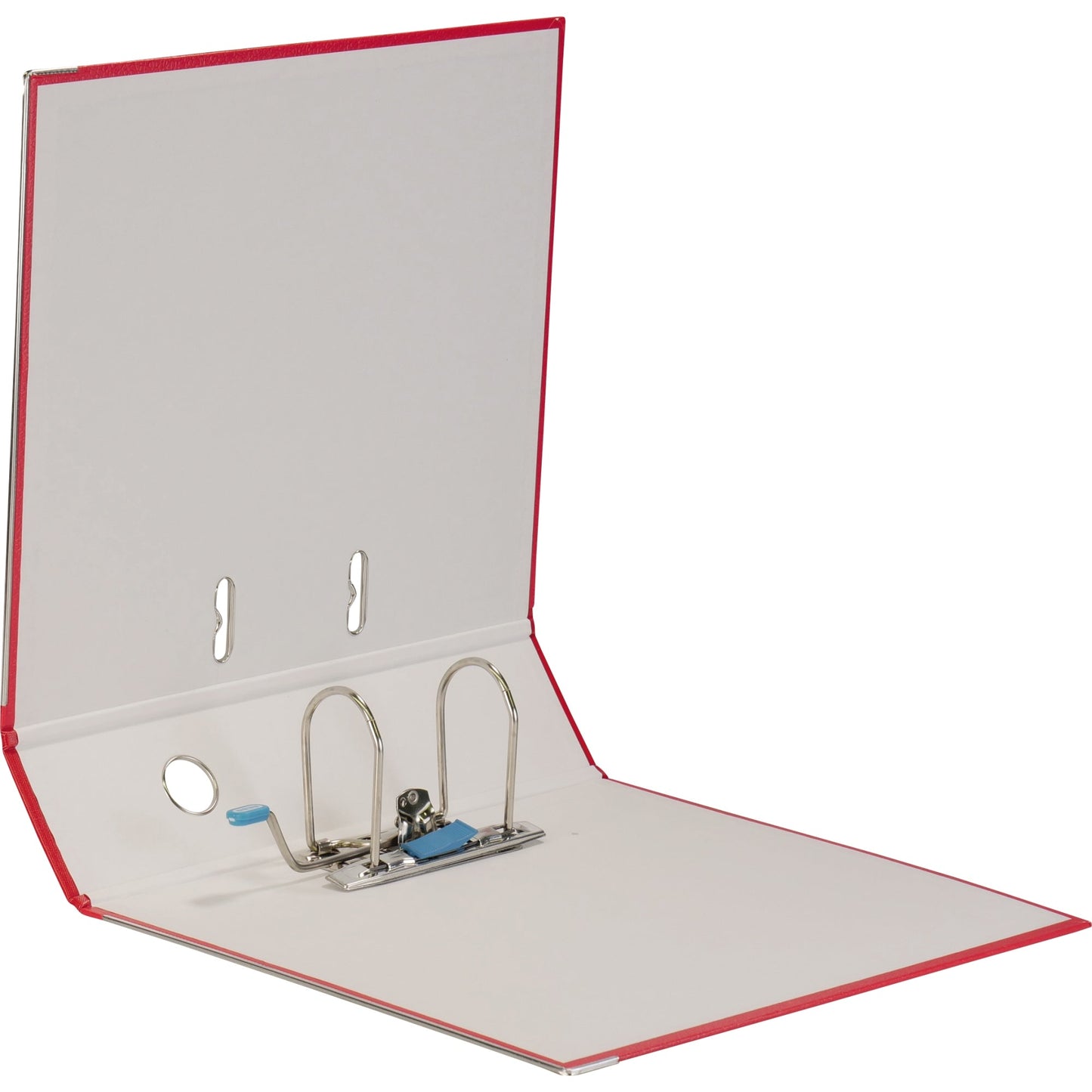 ELBA Ordner rado brillant 80mm DIN A4 Rückenschild: einsteckbar mit Schlitzen Werkstoff: Pappe Material außen: Acrylat/Papier Material innen: Papier rot